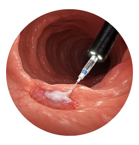 Endoscopic Glue Injection